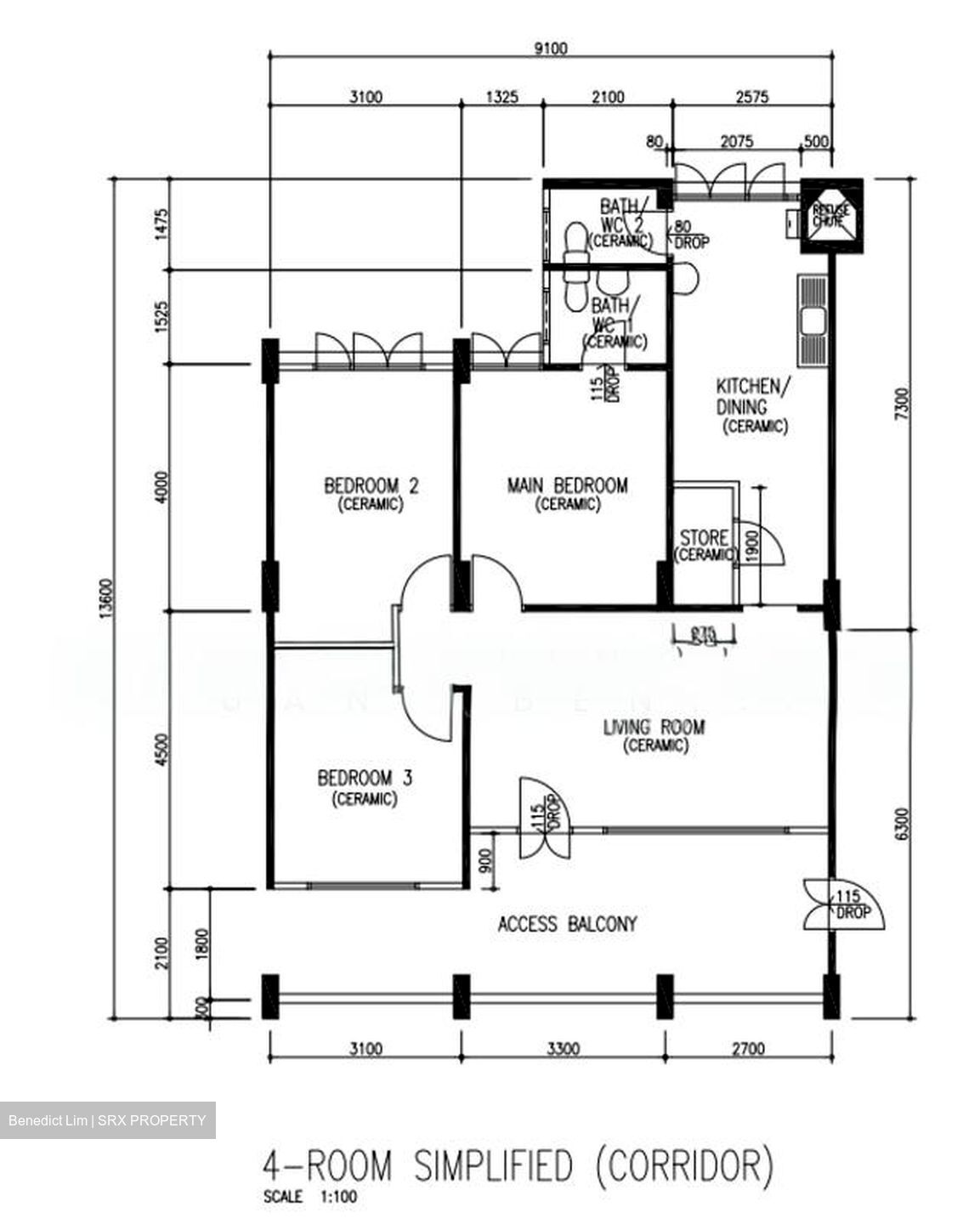 Blk 262 Yishun Street 22 (Yishun), HDB 4 Rooms #554930011